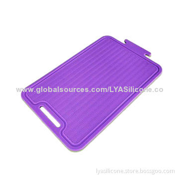 Silicone cutting board, made of food grade silicone, with LFGB and FDA standard, OEM factory price